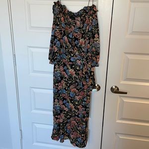 Off the shoulder floral dress